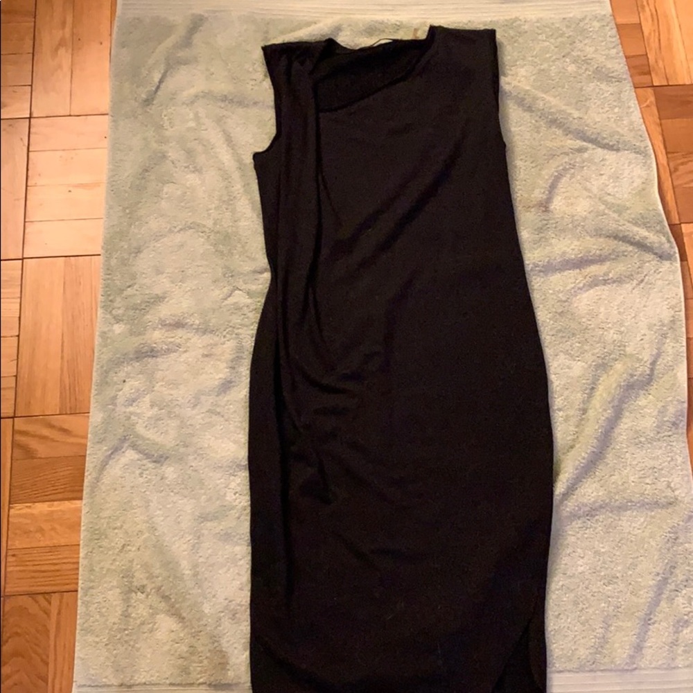 black cotton dress by Elie Tahari
